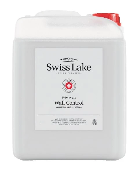 Грунтовка Swiss Lake Primer 1:3 Wall Control под покраску 900 мл