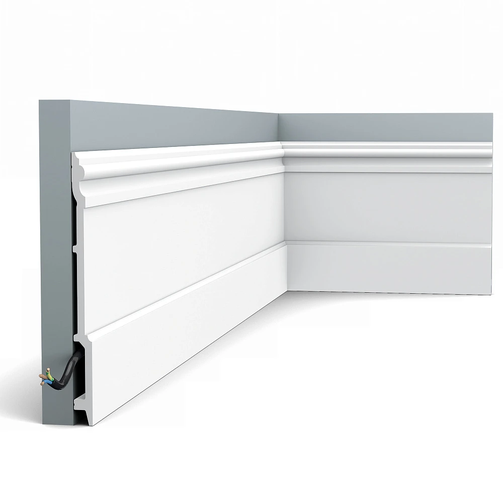 Плинтус Orac Decor (2000x210x21) Белый SX191 High Rise